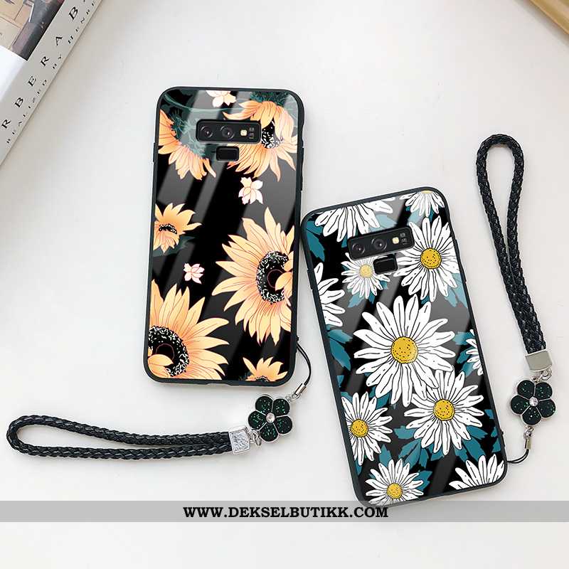 Deksel Samsung Galaxy Note 9 Glass Tempe~~pos Hjerte Beskyttelse Svart, Etui Samsung Galaxy Note 9 M