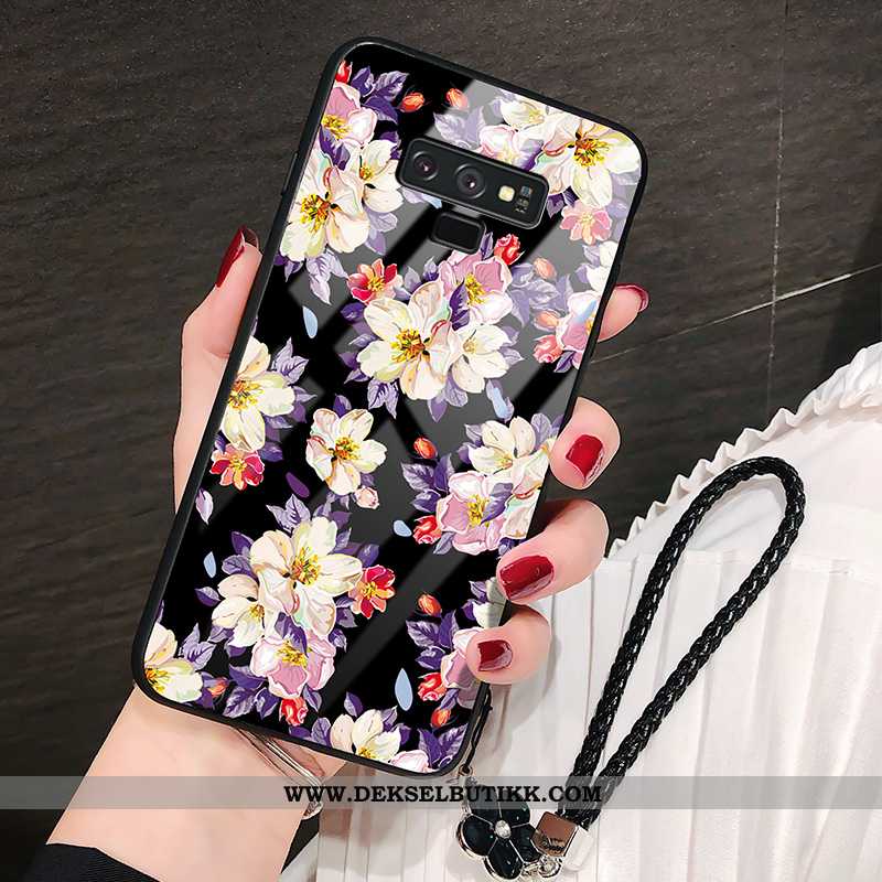 Deksel Samsung Galaxy Note 9 Glass Tempe~~pos Hjerte Beskyttelse Svart, Etui Samsung Galaxy Note 9 M