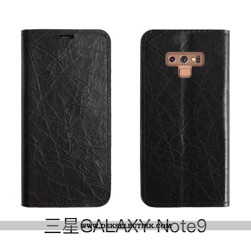 Deksel Samsung Galaxy Note 9 Skinndeksel Etui Folio Rød, Samsung Galaxy Note 9 Beskyttelse Rabatt