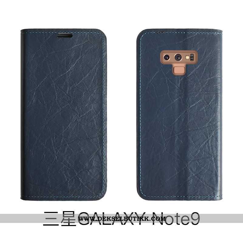 Deksel Samsung Galaxy Note 9 Skinndeksel Etui Folio Rød, Samsung Galaxy Note 9 Beskyttelse Rabatt