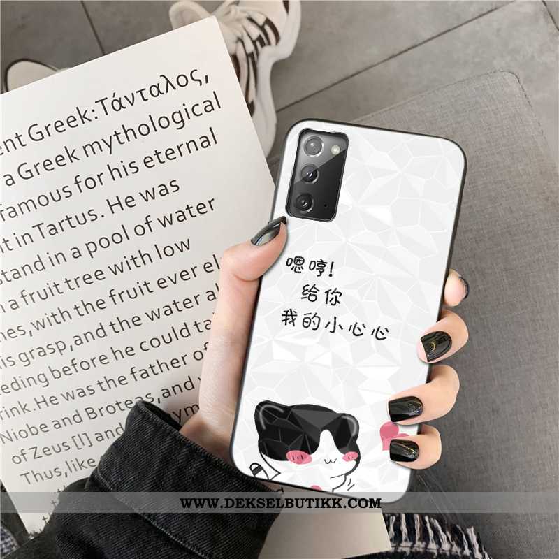 Deksel Samsung Galaxy Note20 Cartoon Stjernene Svart, Etui Samsung Galaxy Note20 Trend Salg