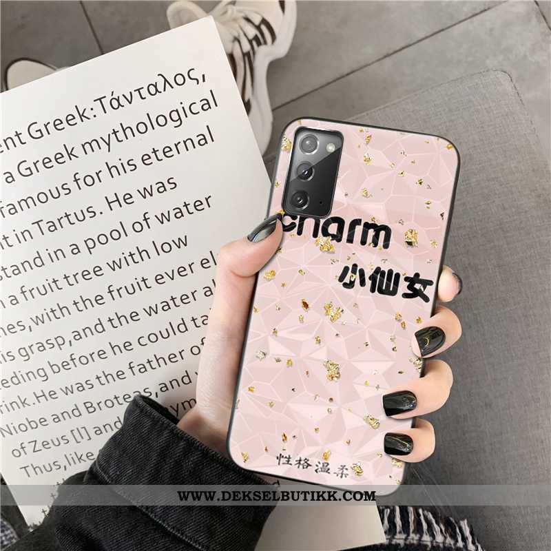 Deksel Samsung Galaxy Note20 Cartoon Stjernene Svart, Etui Samsung Galaxy Note20 Trend Salg