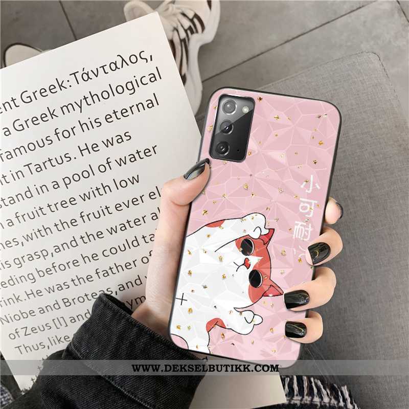 Deksel Samsung Galaxy Note20 Cartoon Stjernene Svart, Etui Samsung Galaxy Note20 Trend Salg