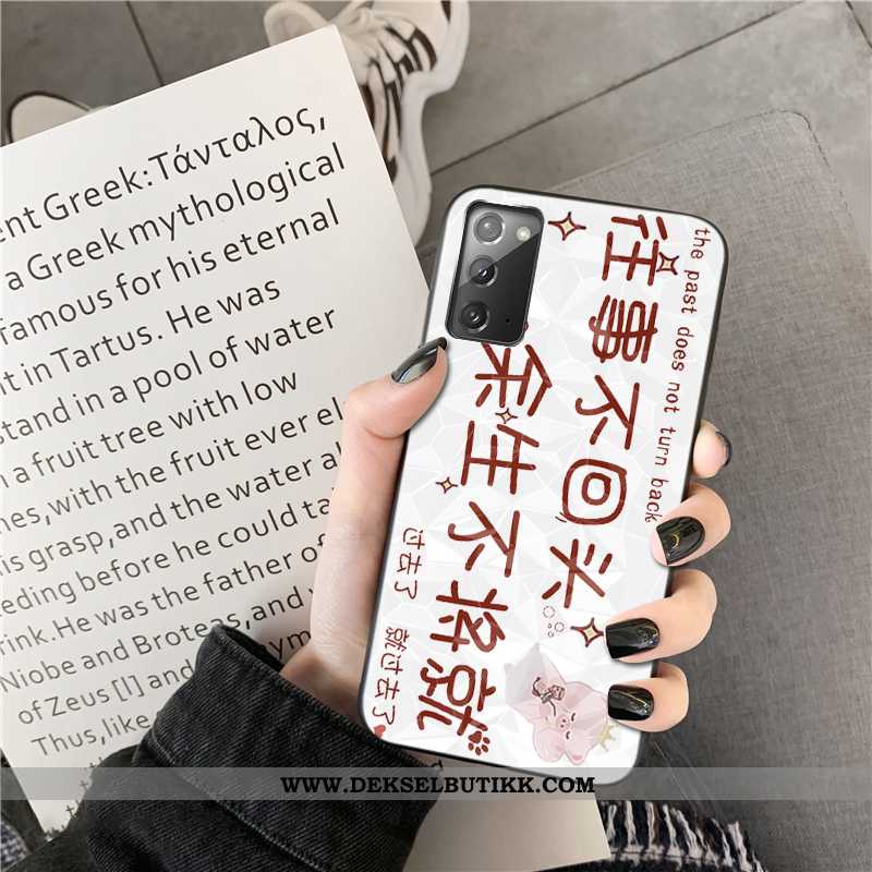 Deksel Samsung Galaxy Note20 Cartoon Stjernene Svart, Etui Samsung Galaxy Note20 Trend Salg