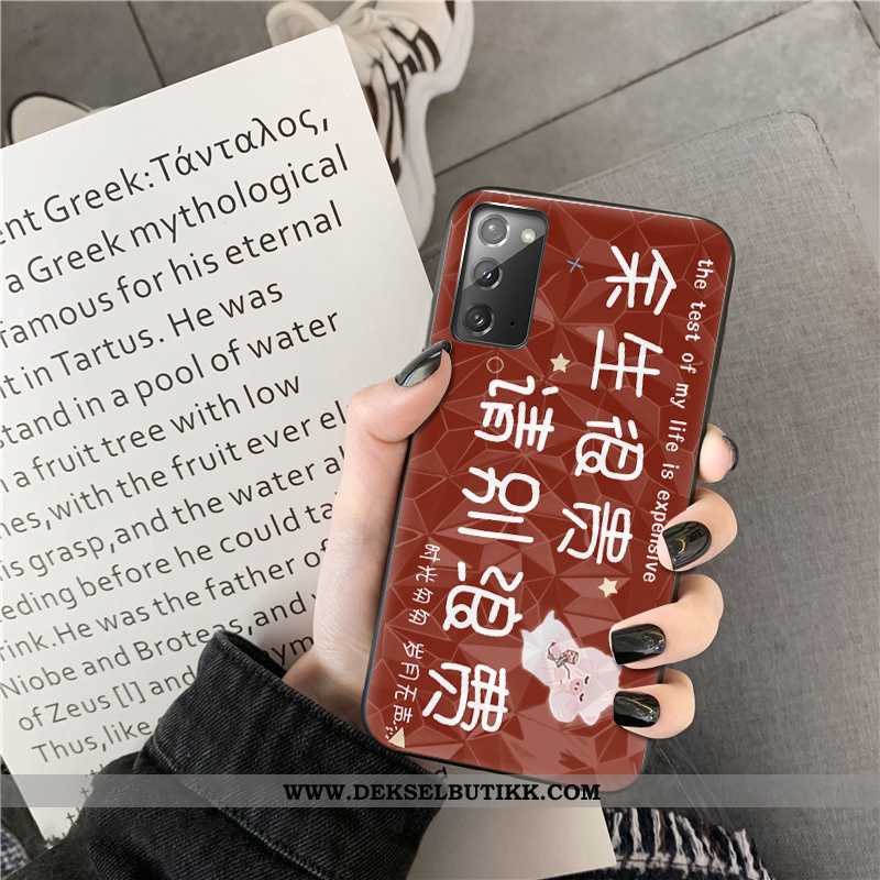 Deksel Samsung Galaxy Note20 Cartoon Stjernene Svart, Etui Samsung Galaxy Note20 Trend Salg