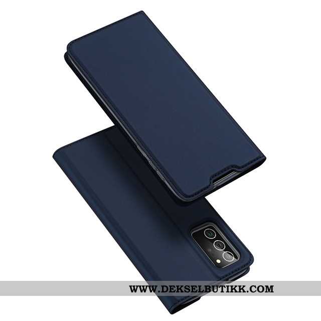 Deksel Samsung Galaxy Note20 Ultra Tynne Magnetisk Clamshell Svart, Etui Samsung Galaxy Note20 Ultra