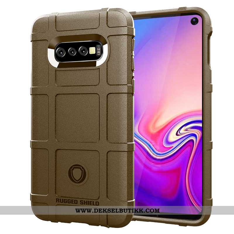 Deksel Samsung Galaxy S10+ Av Personlighet Mobiltelefon Anti-fall Brun, Etui Samsung Galaxy S10+ Kre