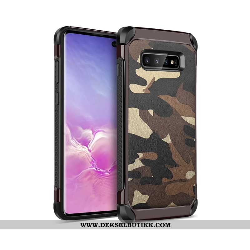 Deksel Samsung Galaxy S10 Beskyttelse Gasbag Etui Silikondeksel Blå, Samsung Galaxy S10 Trend Billig