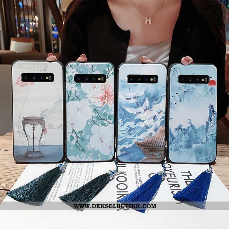 Deksel Samsung Galaxy S10+ Beskyttelse Palass Ultra Blå, Etui Samsung Galaxy S10+ Relieff Tilbud