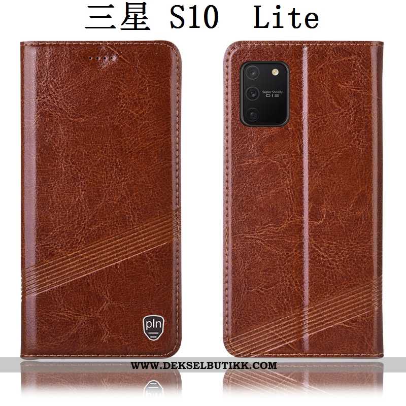 Deksel Samsung Galaxy S10 Lite Beskyttelse Etui Alt Inkludert Rød, Samsung Galaxy S10 Lite Skinn Bil