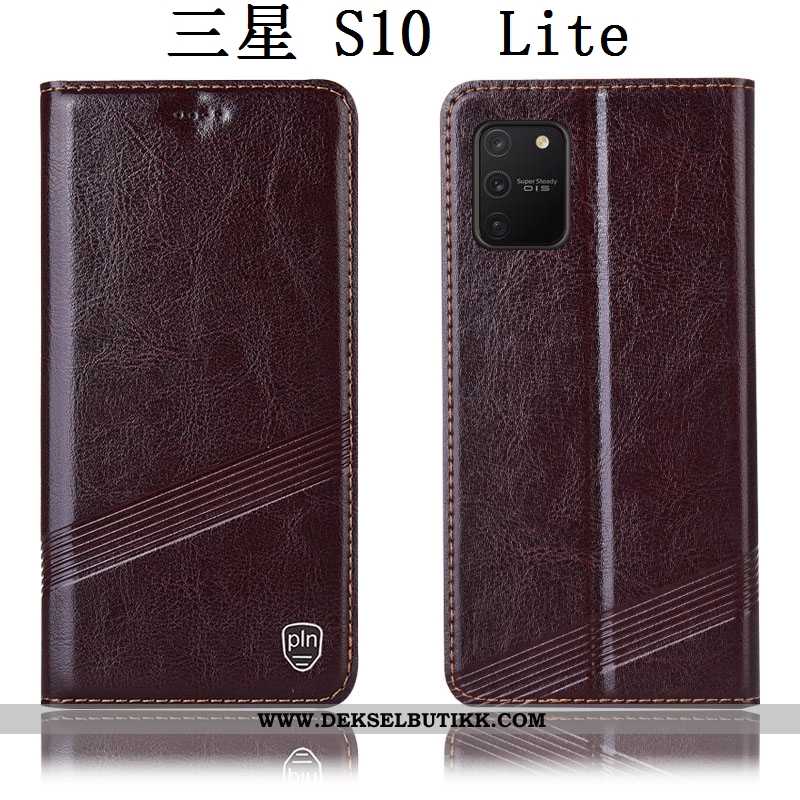 Deksel Samsung Galaxy S10 Lite Beskyttelse Etui Alt Inkludert Rød, Samsung Galaxy S10 Lite Skinn Bil