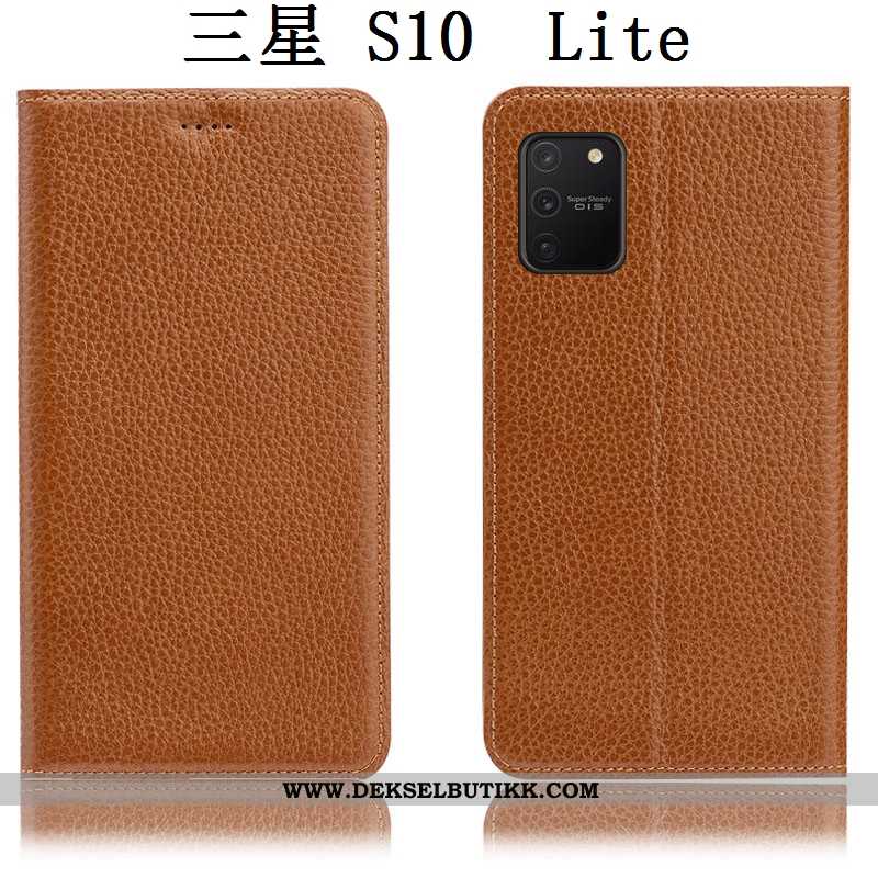 Deksel Samsung Galaxy S10 Lite Beskyttelse Mobiltelefon Etui Stjernene Brun, Samsung Galaxy S10 Lite