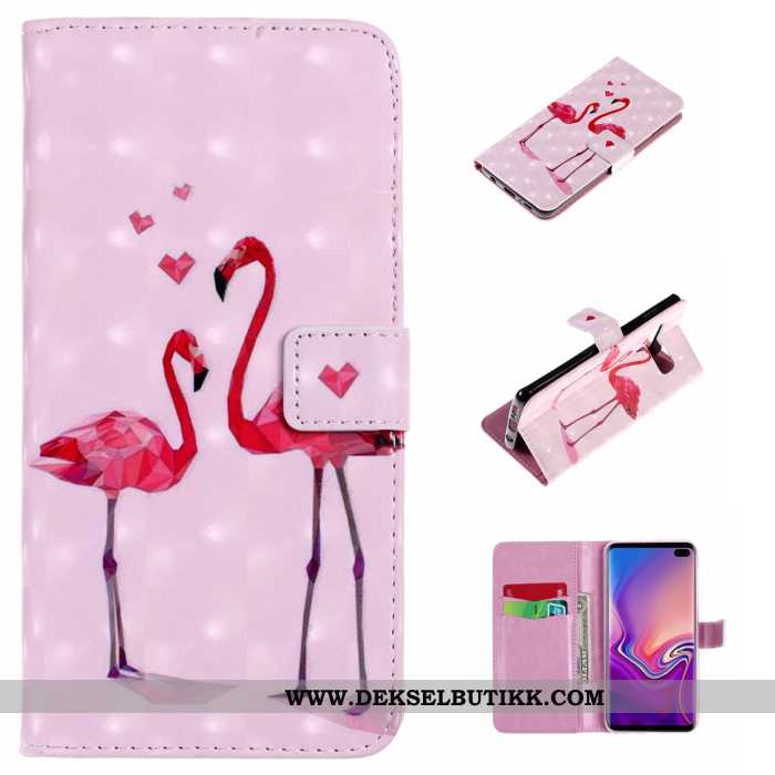 Deksel Samsung Galaxy S10 Lite Myke Folio Alt Inkludert Rosa, Etui Samsung Galaxy S10 Lite Beskyttel