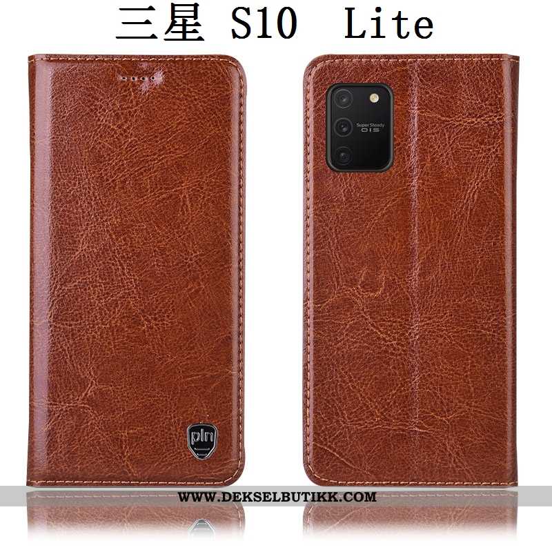 Deksel Samsung Galaxy S10 Lite Skinn Stjernene Etui Brun, Samsung Galaxy S10 Lite Skinndeksel Tilbud