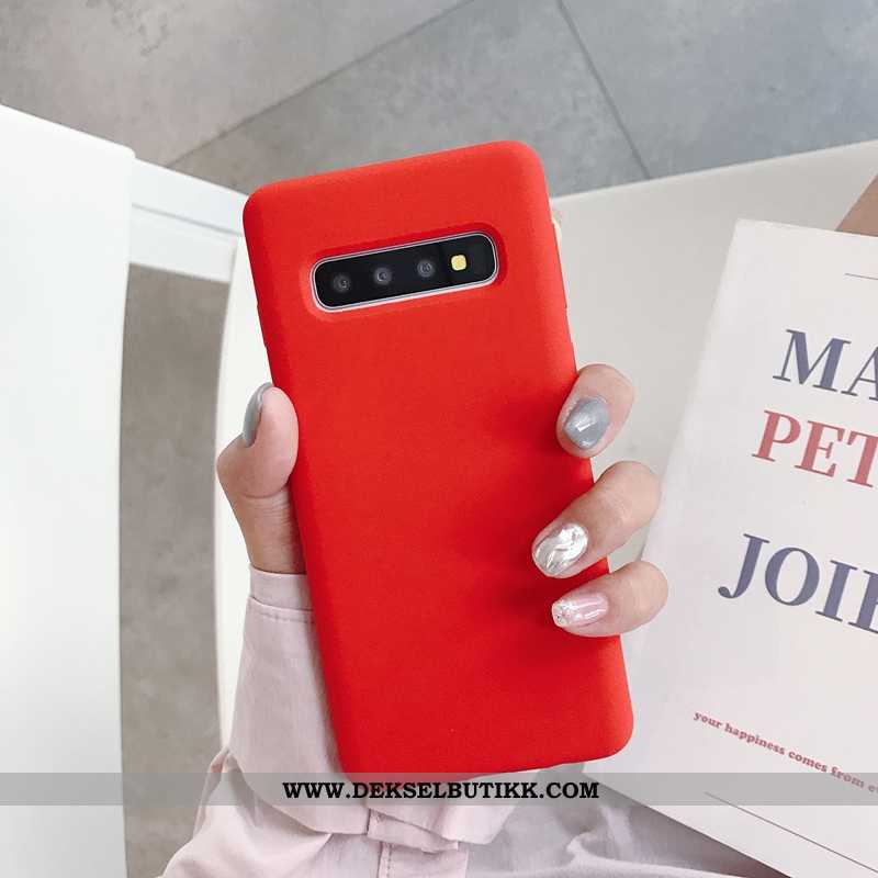 Deksel Samsung Galaxy S10+ Myke Alt Inkludert Mobiltelefon Rød, Etui Samsung Galaxy S10+ Trend Butik