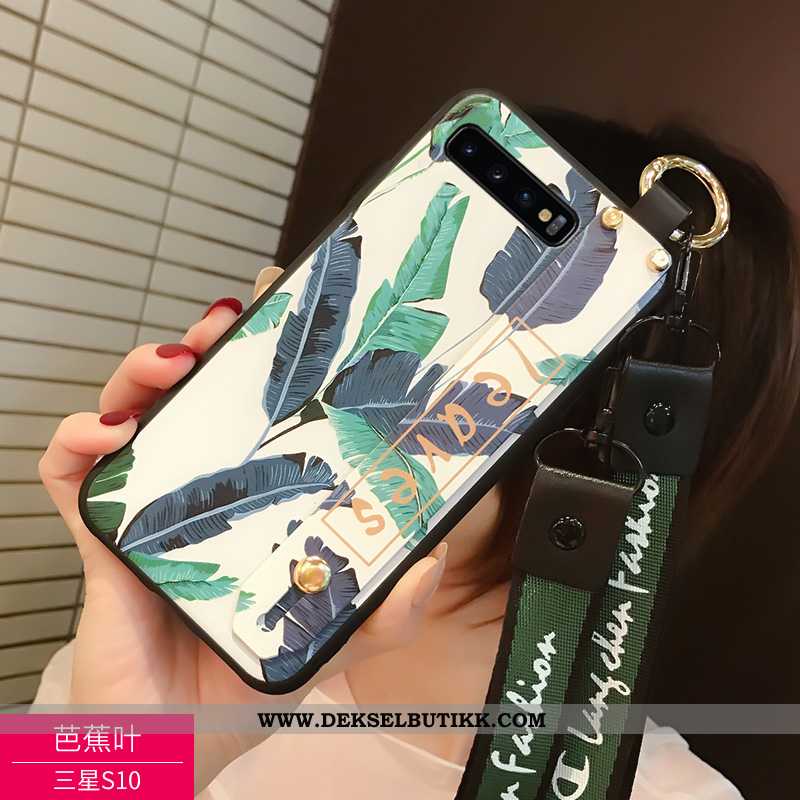 Deksel Samsung Galaxy S10 Nubuck Lovers Svart, Etui Samsung Galaxy S10 Av Personlighet Billige