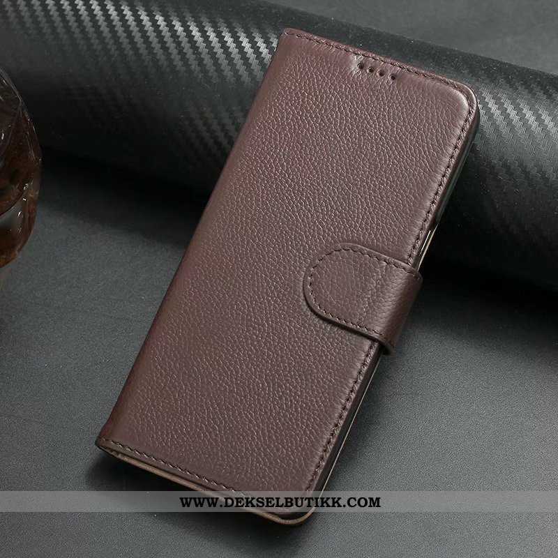 Deksel Samsung Galaxy S10 Skinn Etui Stjernene Mobiltelefon Brun, Samsung Galaxy S10 Skinn Lær Butik