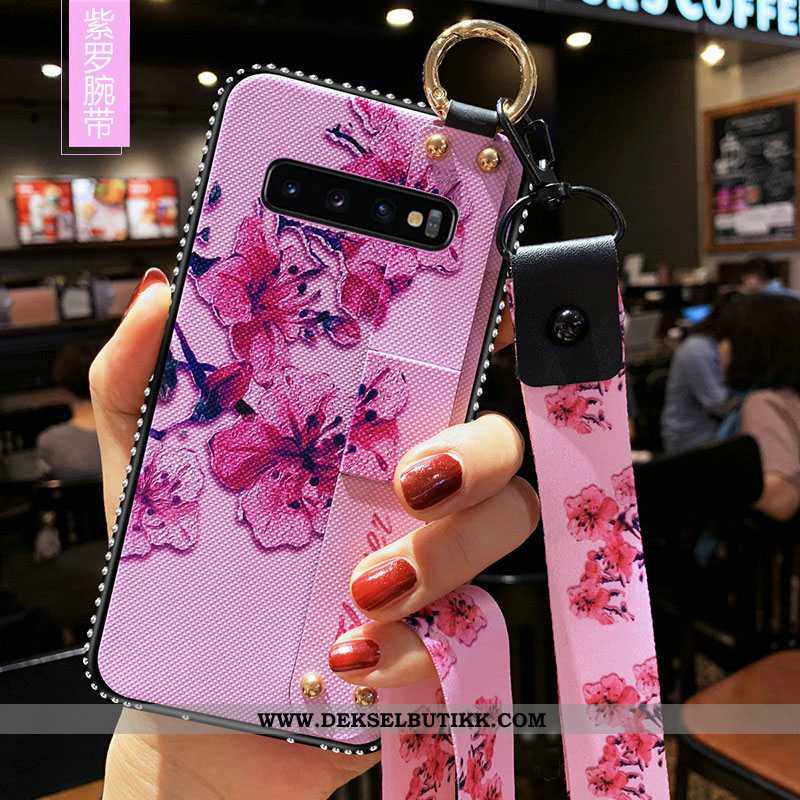 Deksel Samsung Galaxy S10+ Trend Kunst Beskyttelse Mobiltelefon Rosa, Etui Samsung Galaxy S10+ Myke 