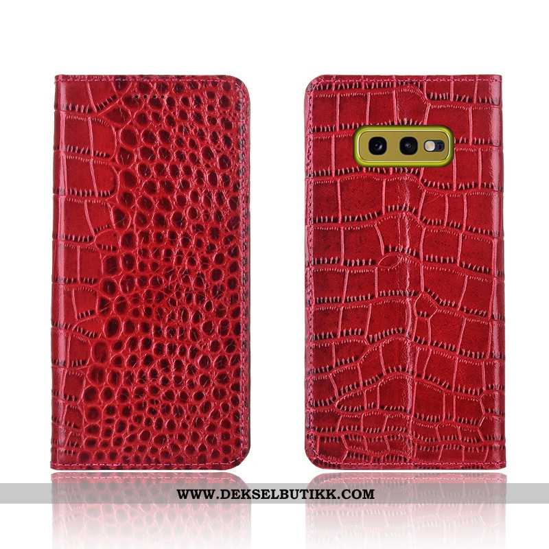 Deksel Samsung Galaxy S10e Beskyttelse Etui Stjernene Skinn Blå, Samsung Galaxy S10e Skinndeksel Kjø