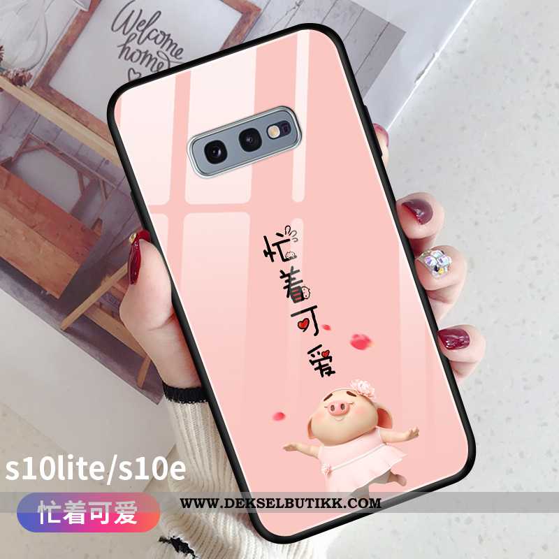 Deksel Samsung Galaxy S10e Glass Etui Stjernene Liten Gul, Samsung Galaxy S10e Av Personlighet Tilbu