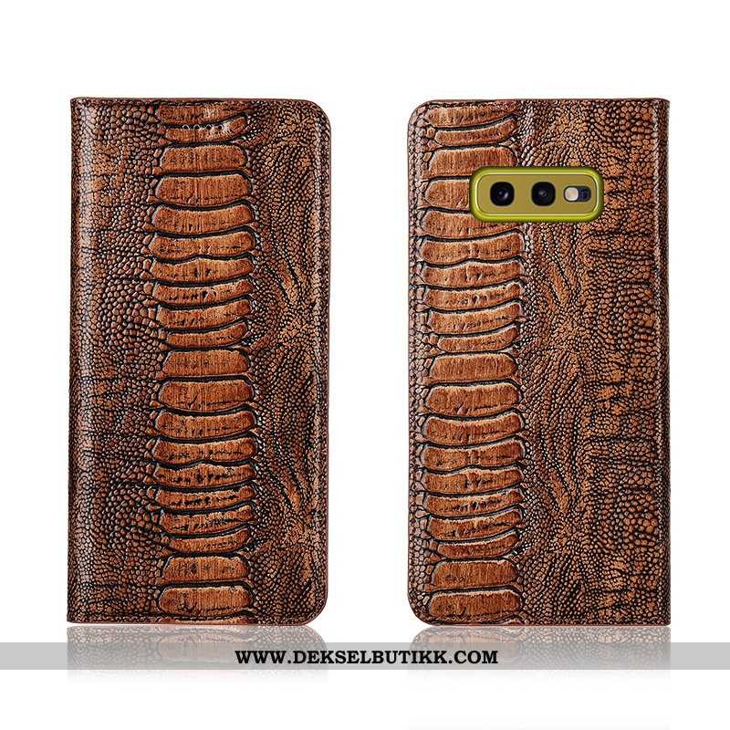 Deksel Samsung Galaxy S10e Myke Stjernene Khaki Skinndeksel, Etui Samsung Galaxy S10e Beskyttelse Bi