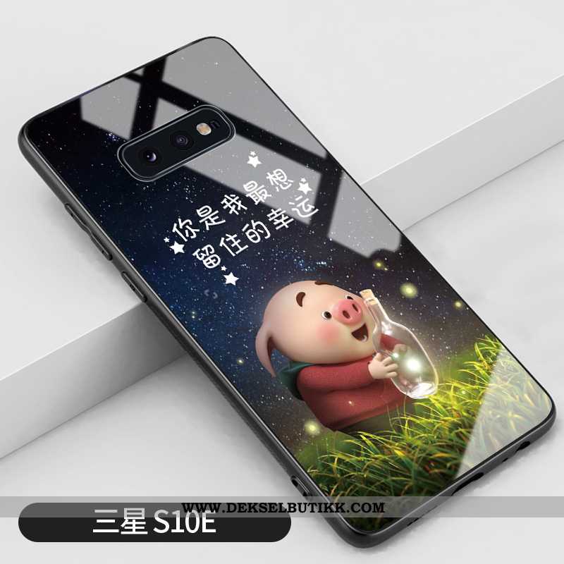 Deksel Samsung Galaxy S10e Trend Anti-fall Cartoon Stjernene Blå, Etui Samsung Galaxy S10e Silikon T