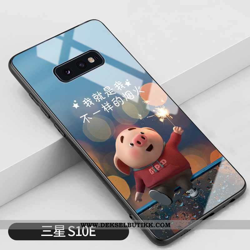 Deksel Samsung Galaxy S10e Trend Anti-fall Cartoon Stjernene Blå, Etui Samsung Galaxy S10e Silikon T