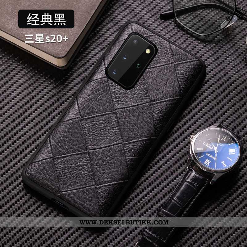 Deksel Samsung Galaxy S20+ Skinndeksel Myke High End Trend Brun, Etui Samsung Galaxy S20+ Luksus Sal