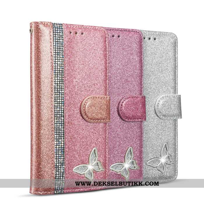 Deksel Samsung Galaxy S20 Skinndeksel Sølv Stjernene Rosa, Etui Samsung Galaxy S20 Beskyttelse Billi