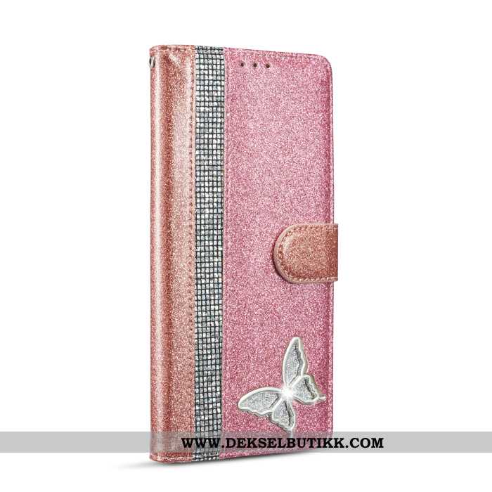 Deksel Samsung Galaxy S20 Skinndeksel Sølv Stjernene Rosa, Etui Samsung Galaxy S20 Beskyttelse Billi