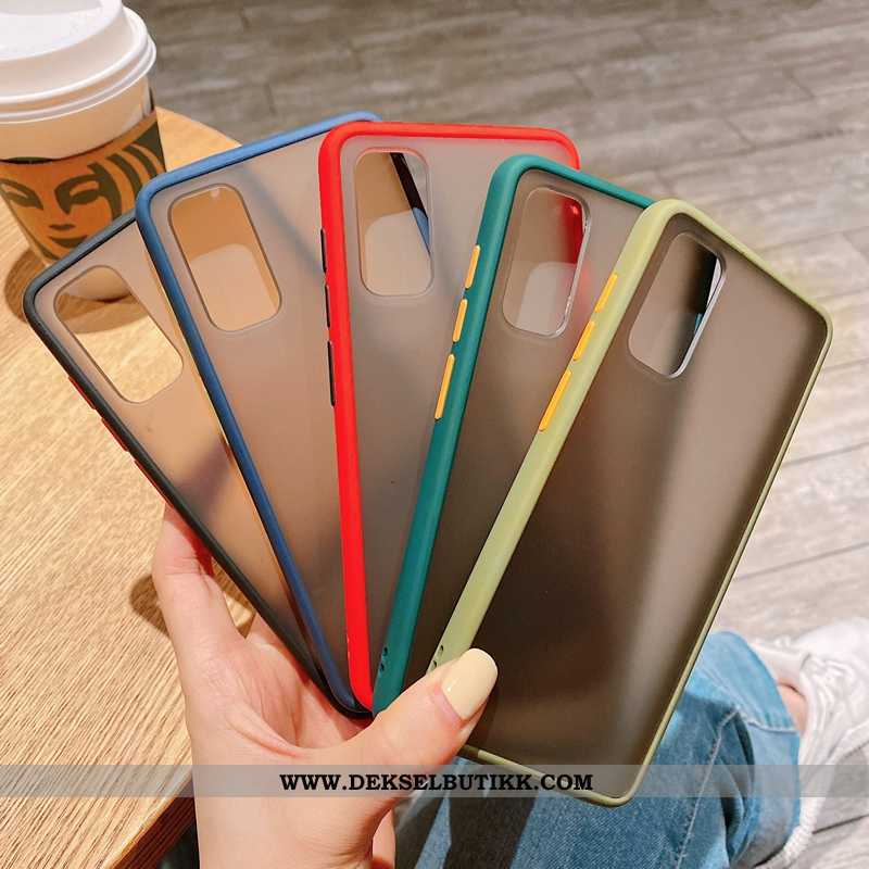 Deksel Samsung Galaxy S20 Trend Kreativ Enkel Nubuck Rød, Etui Samsung Galaxy S20 Silikon Billig