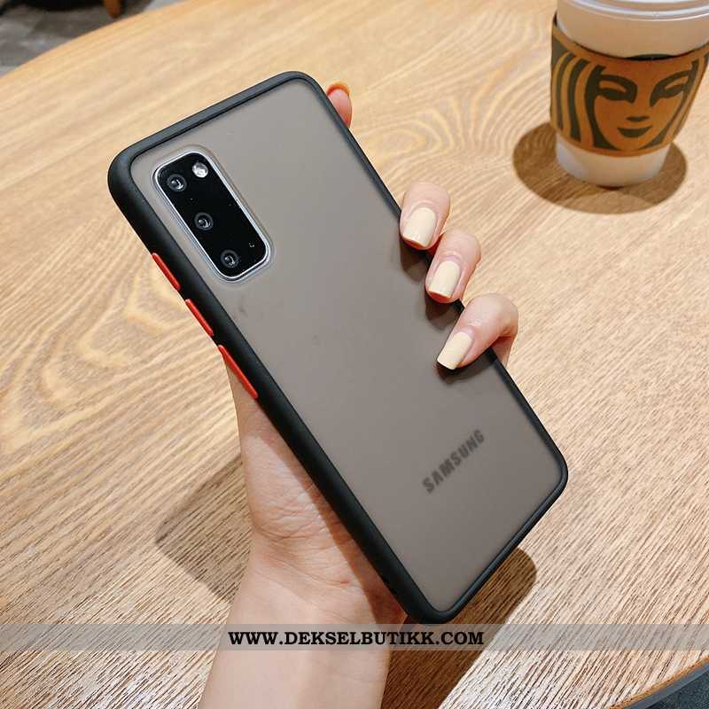 Deksel Samsung Galaxy S20 Trend Kreativ Enkel Nubuck Rød, Etui Samsung Galaxy S20 Silikon Billig