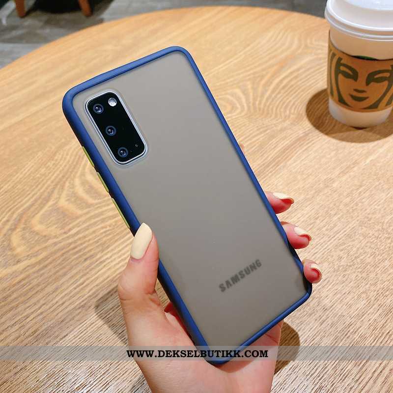 Deksel Samsung Galaxy S20 Trend Kreativ Enkel Nubuck Rød, Etui Samsung Galaxy S20 Silikon Billig