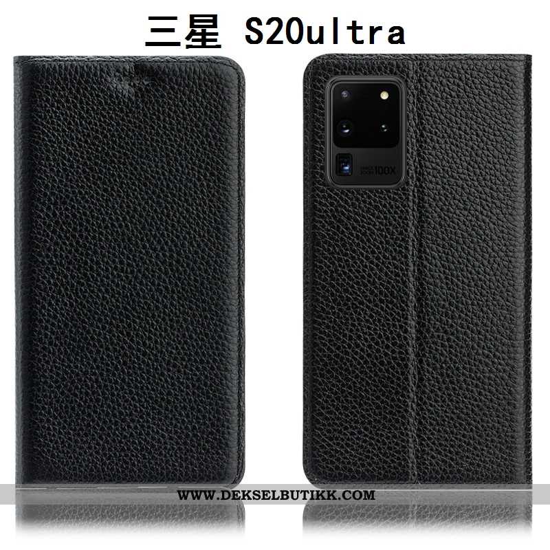 Deksel Samsung Galaxy S20 Ultra Beskyttelse Mønster Blå, Etui Samsung Galaxy S20 Ultra Skinndeksel B