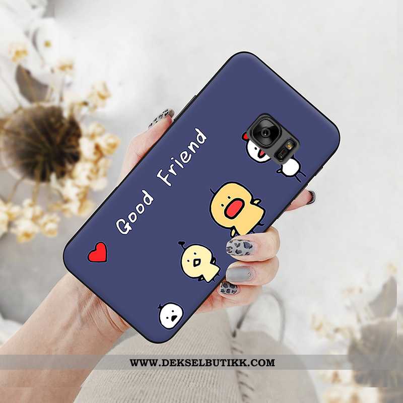 Deksel Samsung Galaxy S6 Cartoon Silikon Lovers Stjernene Rød, Etui Samsung Galaxy S6 Trend Salg