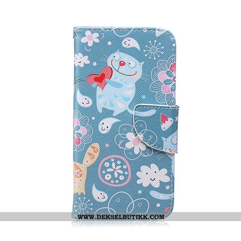 Deksel Samsung Galaxy S6 Edge Beskyttelse Etui Farge Malt Cartoon Svart, Samsung Galaxy S6 Edge Skin