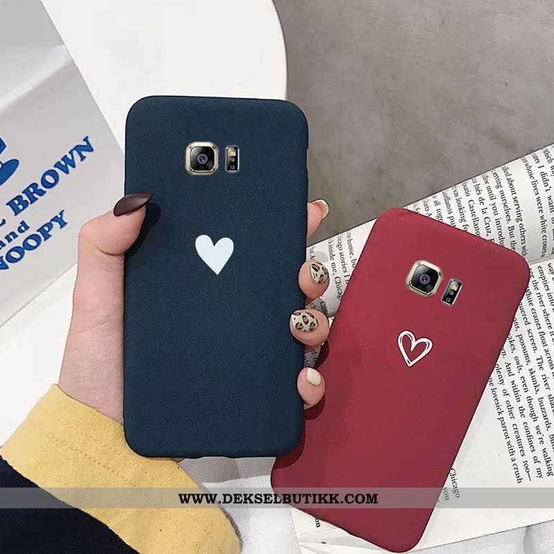 Deksel Samsung Galaxy S6 Edge Ultra Trend Alt Inkludert Rød, Etui Samsung Galaxy S6 Edge Tynne Billi