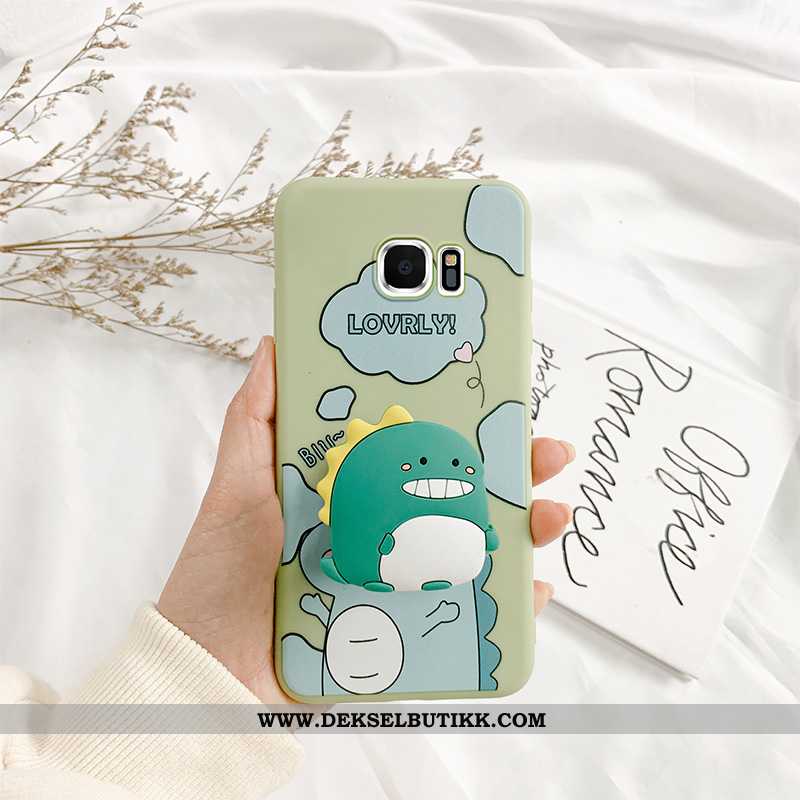 Deksel Samsung Galaxy S6 Kreativ Vakker Liten Stjernene Blå, Etui Samsung Galaxy S6 Cartoon Billige