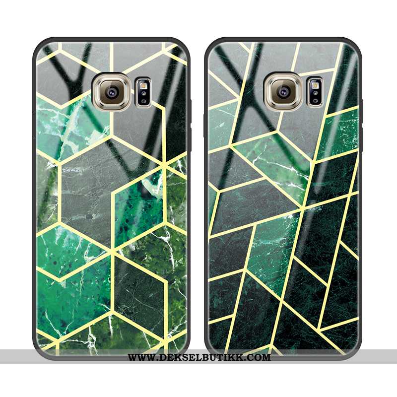 Deksel Samsung Galaxy S6 Mote Stjernene Lovers Tynne Grønn, Etui Samsung Galaxy S6 Trend Tilbud