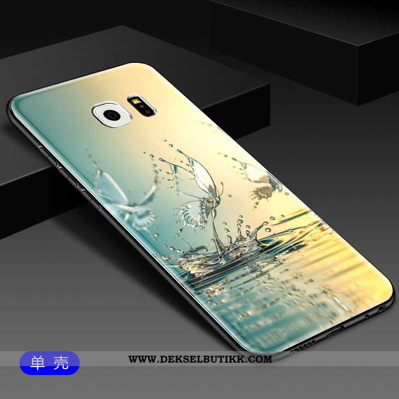 Deksel Samsung Galaxy S6 Trend Av Personlighet Stjernene Anti-fall Hvitt, Etui Samsung Galaxy S6 Bes