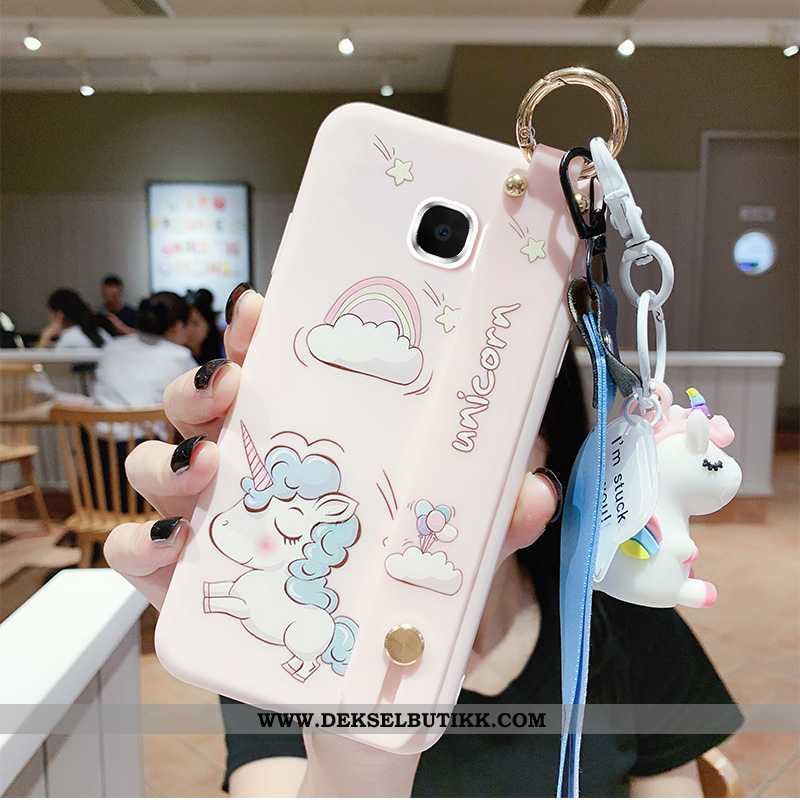 Deksel Samsung Galaxy S7 Cartoon Beskyttelse Rosa, Etui Samsung Galaxy S7 Silikon Kjøpe