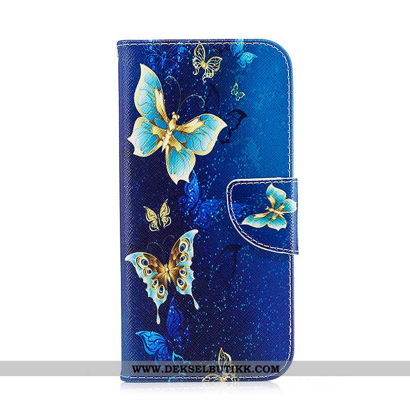 Deksel Samsung Galaxy S7 Edge Skinndeksel Farge Malt Svart Stjernene, Etui Samsung Galaxy S7 Edge Be