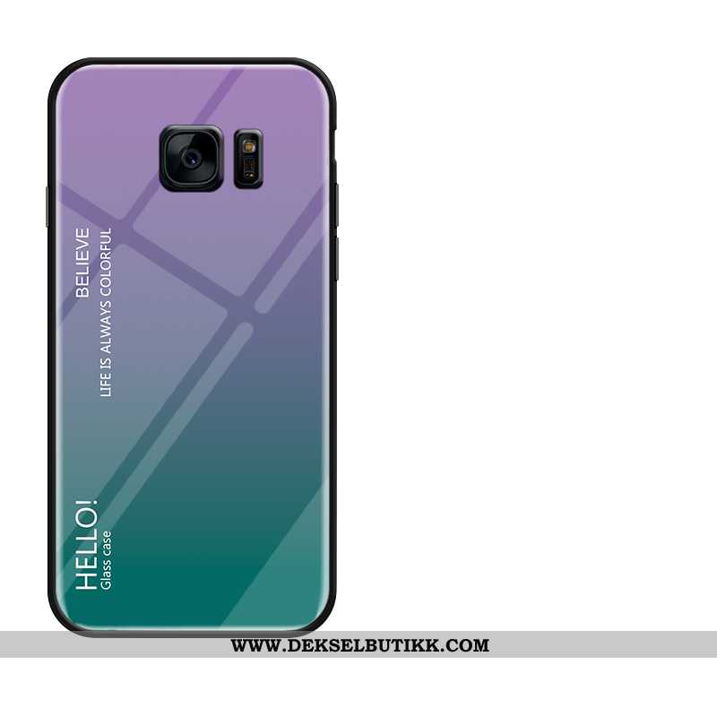 Deksel Samsung Galaxy S7 Glass Gul Beskyttelse Nye, Etui Samsung Galaxy S7 Trend Butikk