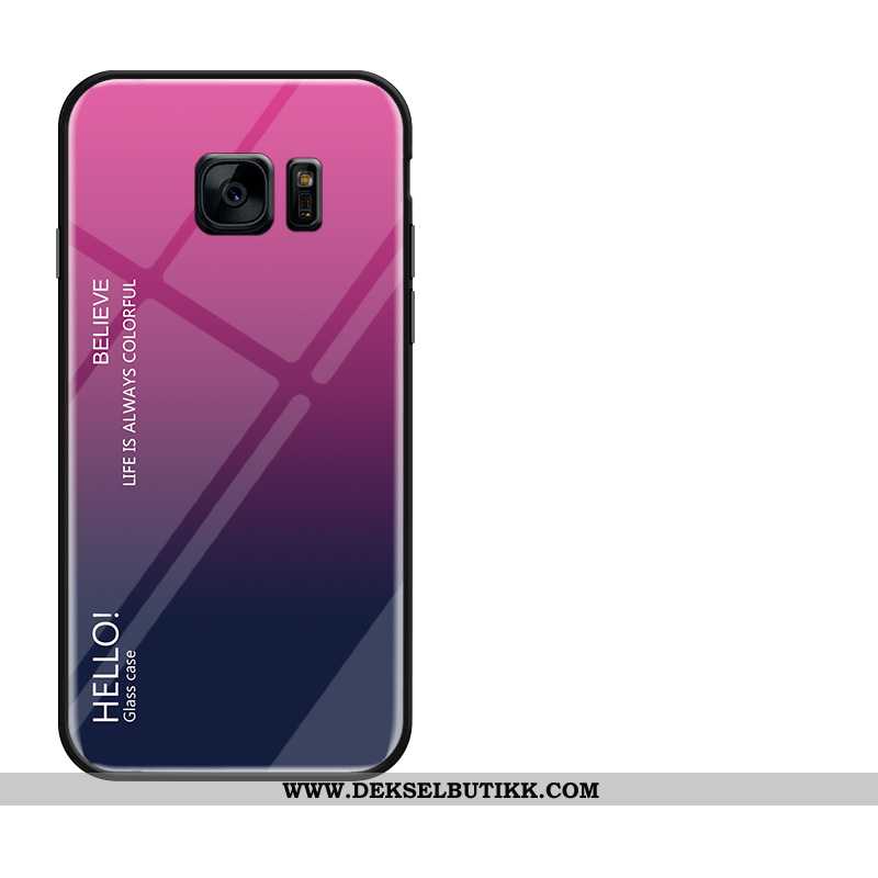 Deksel Samsung Galaxy S7 Glass Gul Beskyttelse Nye, Etui Samsung Galaxy S7 Trend Butikk