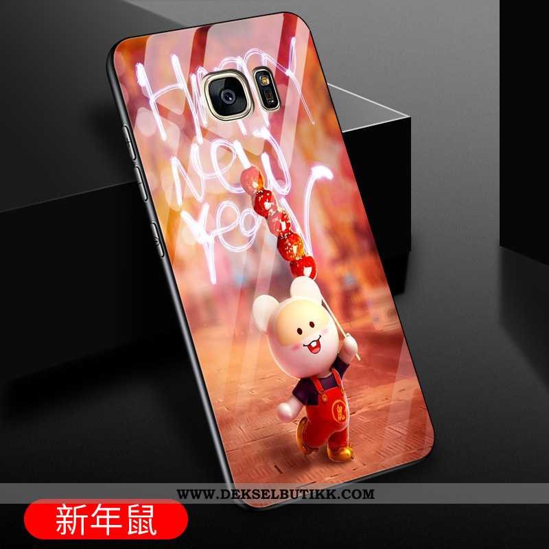 Deksel Samsung Galaxy S7 Glass Nye Alt Inkludert Stjernene Lilla, Etui Samsung Galaxy S7 Cartoon Til