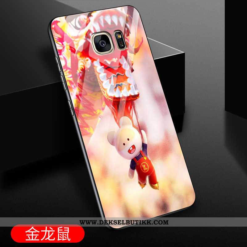 Deksel Samsung Galaxy S7 Glass Nye Alt Inkludert Stjernene Lilla, Etui Samsung Galaxy S7 Cartoon Til