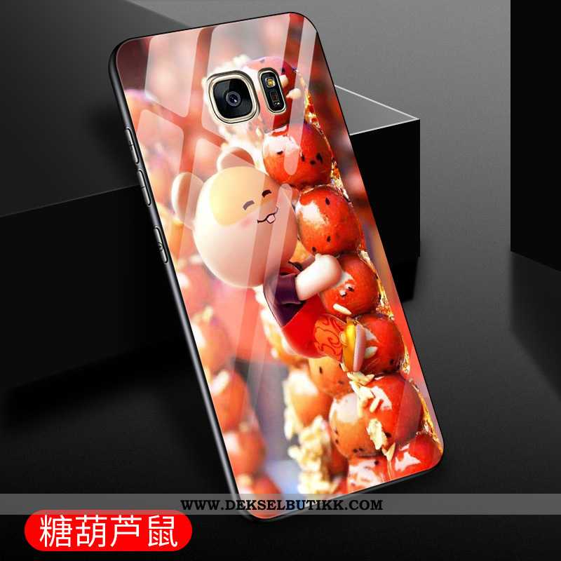 Deksel Samsung Galaxy S7 Glass Nye Alt Inkludert Stjernene Lilla, Etui Samsung Galaxy S7 Cartoon Til