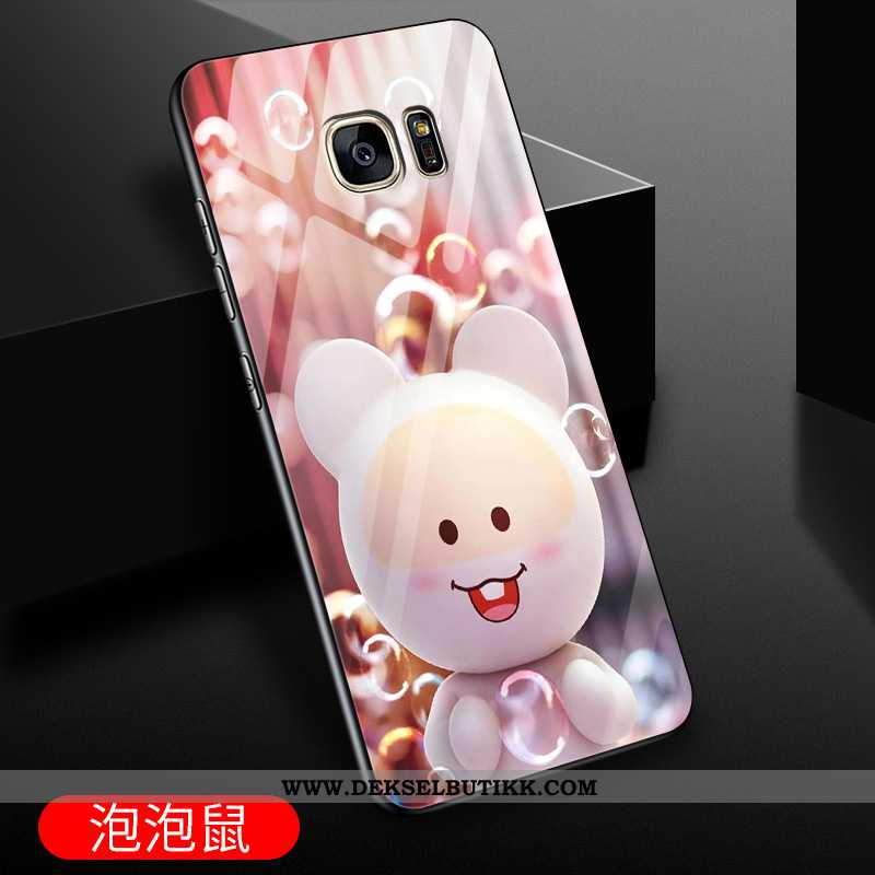 Deksel Samsung Galaxy S7 Glass Nye Alt Inkludert Stjernene Lilla, Etui Samsung Galaxy S7 Cartoon Til