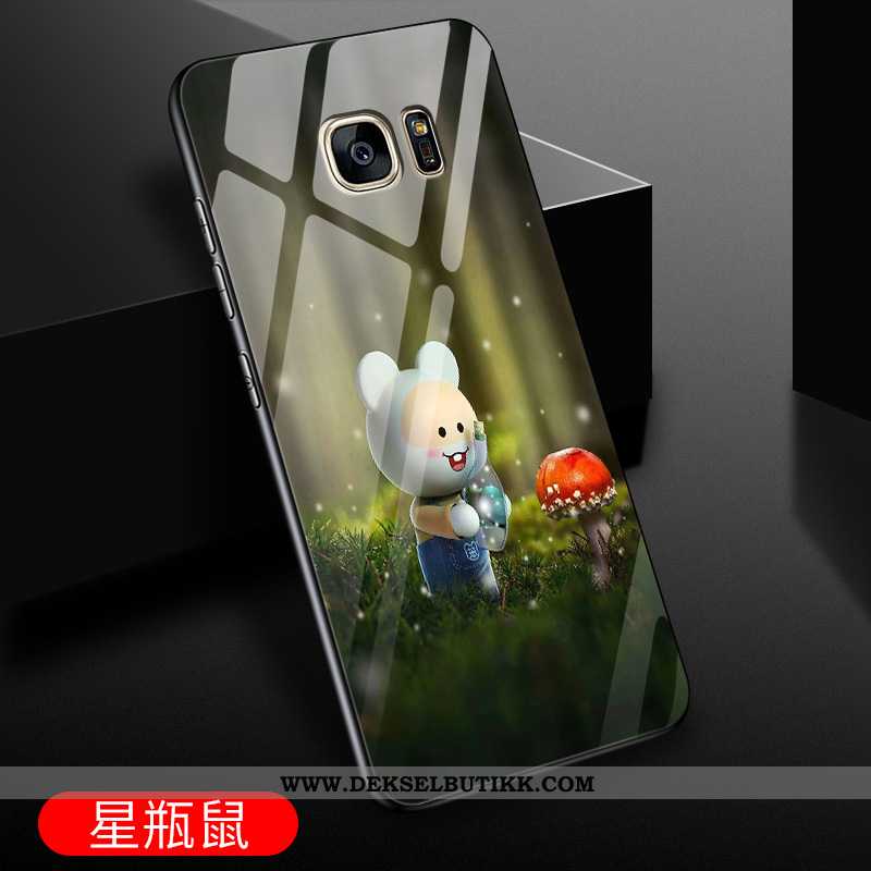 Deksel Samsung Galaxy S7 Glass Nye Alt Inkludert Stjernene Lilla, Etui Samsung Galaxy S7 Cartoon Til