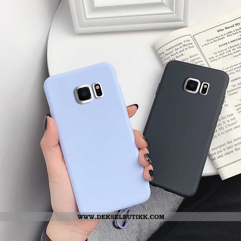 Deksel Samsung Galaxy S7 Myke Tynne Lovers Blå, Etui Samsung Galaxy S7 Silikon Til Salgs